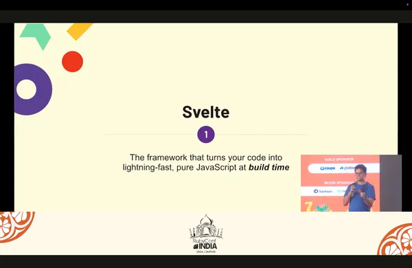 img of I gave a short talk on Svelte at Ruby Conf 2024 India